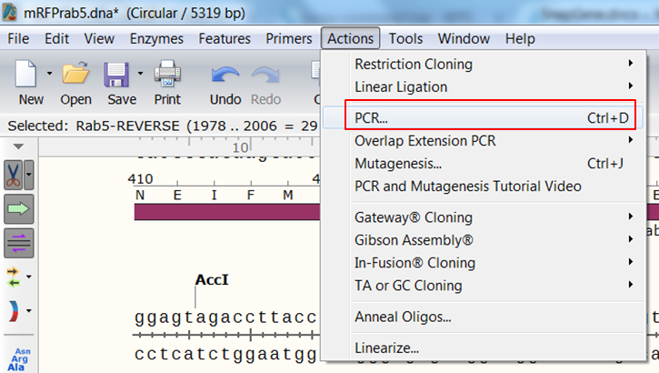 compare multiple sequences snapgene viewer